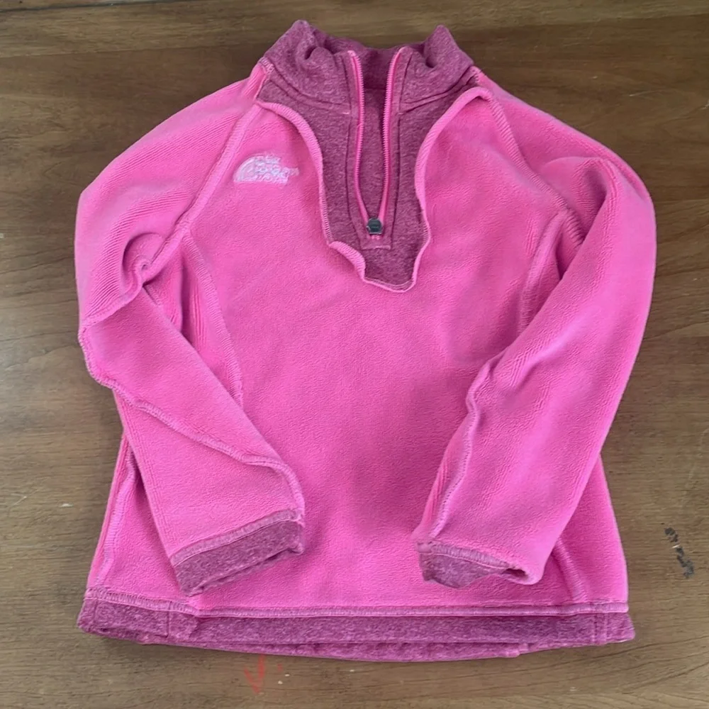 The North Face Kids Pink Fleece Pullover Size XS
